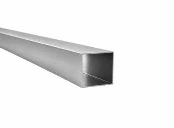 Hliníkový profil 60x60x2 R0,5 - surový