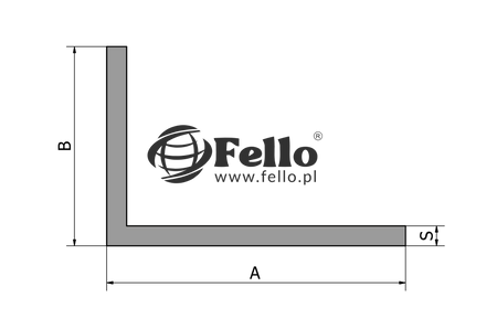 Hliníkový uholník 50x50x4 R0,5 - RAL