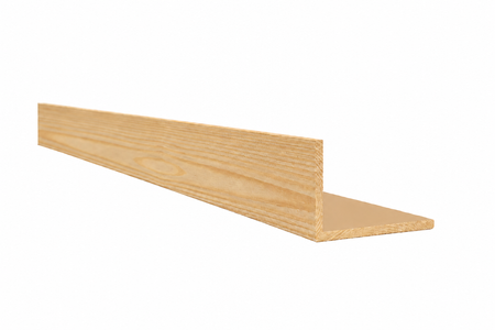 Hliníkový uholník 80x40x4 R0,5 - Imitácia dreva